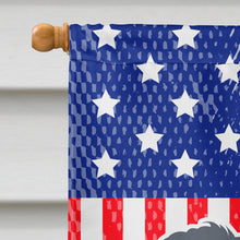 Load image into Gallery viewer, USA Patriotic Lowchen Flag Canvas House Size BB3335CHF