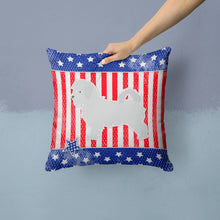 Load image into Gallery viewer, USA Patriotic Maltese Throw Pillow - 14x14 Decorative Pillow – Art for Your Home &amp; Patio BB3336PW1414