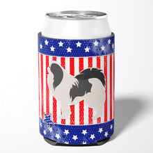 Load image into Gallery viewer, USA Patriotic Japanese Chin Can or Bottle Hugger BB3337CC