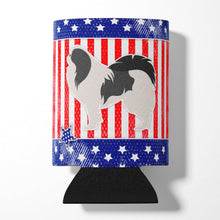 Load image into Gallery viewer, USA Patriotic Japanese Chin Can or Bottle Hugger BB3337CC
