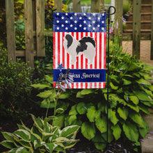 Load image into Gallery viewer, USA Patriotic Japanese Chin Garden Flag - Outdoor Decorative Yard Flag BB3337GF