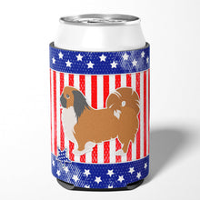 Load image into Gallery viewer, USA Patriotic Pekingese Can or Bottle Hugger BB3338CC
