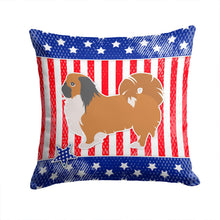 Load image into Gallery viewer, USA Patriotic Pekingese Throw Pillow - 14x14 Decorative Pillow – Art for Your Home &amp; Patio BB3338PW1414