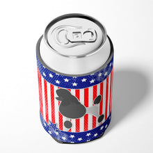 Load image into Gallery viewer, USA Patriotic Poodle Can or Bottle Hugger BB3339CC