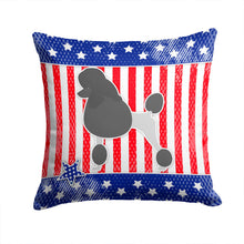 Load image into Gallery viewer, USA Patriotic Poodle Throw Pillow - 14x14 Decorative Pillow – Art for Your Home &amp; Patio BB3339PW1414