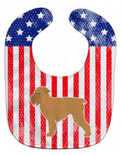 Load image into Gallery viewer, USA Patriotic Brussels Griffon Baby Bib BB3340BIB