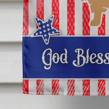 Load image into Gallery viewer, USA Patriotic Pomeranian Flag Canvas House Size BB3342CHF
