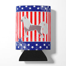 Load image into Gallery viewer, USA Patriotic Chinese Crested Can or Bottle Hugger BB3343CC