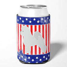 Load image into Gallery viewer, USA Patriotic Bichon Frise Can or Bottle Hugger BB3345CC