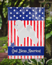 Load image into Gallery viewer, USA Patriotic Bichon Frise Garden Flag - Outdoor Decorative Yard Flag BB3345GF