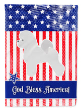 Load image into Gallery viewer, USA Patriotic Bichon Frise Garden Flag - Outdoor Decorative Yard Flag BB3345GF