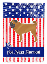 Load image into Gallery viewer, USA Patriotic Pug Garden Flag - Outdoor Decorative Yard Flag BB3347GF