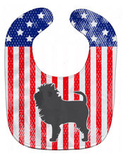 Load image into Gallery viewer, USA Patriotic Affenpinscher Baby Bib BB3348BIB