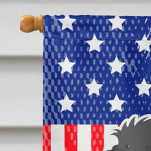 Load image into Gallery viewer, USA Patriotic Affenpinscher Flag Canvas House Size BB3348CHF