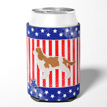 Load image into Gallery viewer, USA Patriotic Cavalier King Charles Spaniel Can or Bottle Hugger BB3349CC