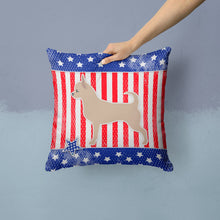 Load image into Gallery viewer, USA Patriotic Chihuahua Throw Pillow - 14x14 Decorative Pillow – Art for Your Home &amp; Patio BB3350PW1414