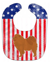 Load image into Gallery viewer, USA Patriotic Chow Chow Baby Bib BB3351BIB
