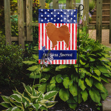 Load image into Gallery viewer, USA Patriotic Chow Chow Garden Flag - Outdoor Decorative Yard Flag BB3351GF