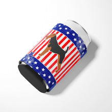 Load image into Gallery viewer, USA Patriotic Airedale Terrier Can or Bottle Hugger BB3357CC