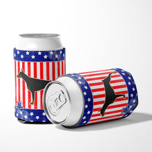 Load image into Gallery viewer, USA Patriotic Doberman Pinscher Can or Bottle Hugger BB3360CC