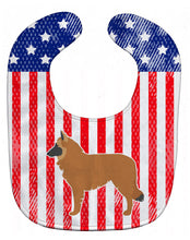 Load image into Gallery viewer, USA Patriotic Belgian Shepherd Baby Bib BB3361BIB