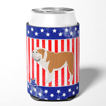 Load image into Gallery viewer, USA Patriotic English Bulldog Can or Bottle Hugger BB3362CC