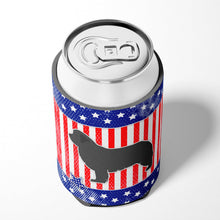 Load image into Gallery viewer, USA Patriotic Newfoundland Can or Bottle Hugger BB3364CC