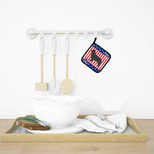 Load image into Gallery viewer, USA Patriotic Newfoundland Pot Holders - Set of 2 - Heat-Resistant Kitchen Essentials BB3364PTHD