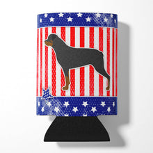 Load image into Gallery viewer, USA Patriotic Rottweiler Can or Bottle Hugger BB3366CC