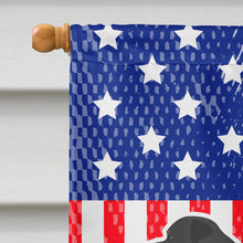 Load image into Gallery viewer, USA Patriotic Rottweiler Flag Canvas House Size BB3366CHF