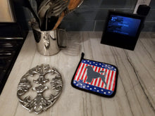 Load image into Gallery viewer, USA Patriotic Portuguese Water Dog Pot Holders - Set of 2 - Heat-Resistant Kitchen Essentials BB3368PTHD