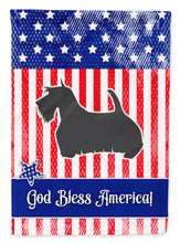 Load image into Gallery viewer, USA Patriotic Scottish Terrier Flag Canvas House Size BB3369CHF