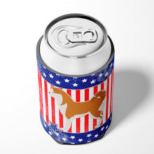 Load image into Gallery viewer, USA Patriotic Akita Can or Bottle Hugger BB3372CC
