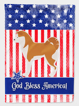Load image into Gallery viewer, USA Patriotic Akita Flag Canvas House Size BB3372CHF