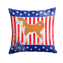 Load image into Gallery viewer, USA Patriotic Akita Throw Pillow - 14x14 Decorative Pillow – Art for Your Home &amp; Patio BB3372PW1414