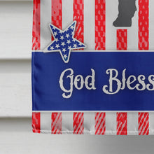 Load image into Gallery viewer, USA Patriotic Giant Schnauzer Flag Canvas House Size BB3373CHF