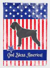Load image into Gallery viewer, USA Patriotic Giant Schnauzer Flag Canvas House Size BB3373CHF