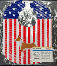 Load image into Gallery viewer, USA Patriotic Basenji Baby Bib BB3374BIB