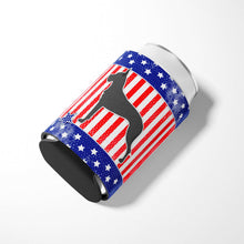 Load image into Gallery viewer, USA Patriotic Great Dane Can or Bottle Hugger BB3375CC