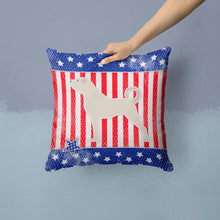 Load image into Gallery viewer, USA Patriotic Anatolian Shepherd Throw Pillow - 14x14 Decorative Pillow – Art for Your Home &amp; Patio BB3377PW1414