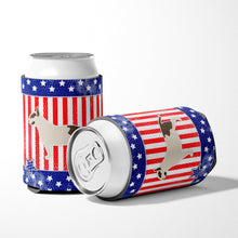 Load image into Gallery viewer, USA Patriotic Bull Terrier Can or Bottle Hugger BB3378CC