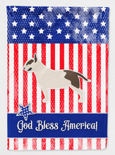 Load image into Gallery viewer, USA Patriotic Bull Terrier Flag Canvas House Size BB3378CHF