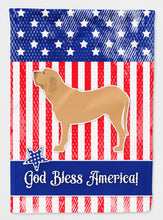 Load image into Gallery viewer, USA Patriotic Fila Brasileiro Flag Canvas House Size BB3379CHF