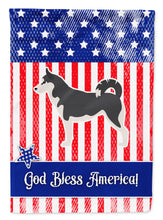 Load image into Gallery viewer, USA Patriotic Siberian Husky Flag Canvas House Size BB3380CHF