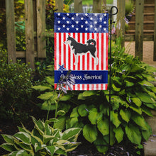 Load image into Gallery viewer, USA Patriotic Siberian Husky Garden Flag - Outdoor Decorative Yard Flag BB3380GF
