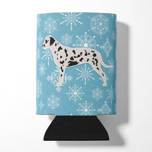 Load image into Gallery viewer, Winter Snowflake Dalmatian Can or Bottle Hugger BB3483CC