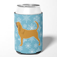 Load image into Gallery viewer, Winter Snowflake Bloodhound Can or Bottle Hugger BB3484CC