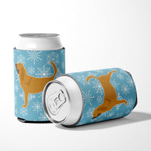 Load image into Gallery viewer, Winter Snowflake Bloodhound Can or Bottle Hugger BB3484CC