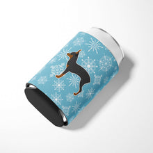 Load image into Gallery viewer, Winter Snowflake Toy Fox Terrier Can or Bottle Hugger BB3487CC