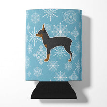 Load image into Gallery viewer, Winter Snowflake Toy Fox Terrier Can or Bottle Hugger BB3487CC
